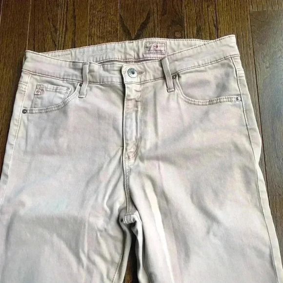 AG Adriano Goldschmied The Farrah High-Rise Skinny Ankle Jean-Size 28R-Blush - Picture 3 of 14